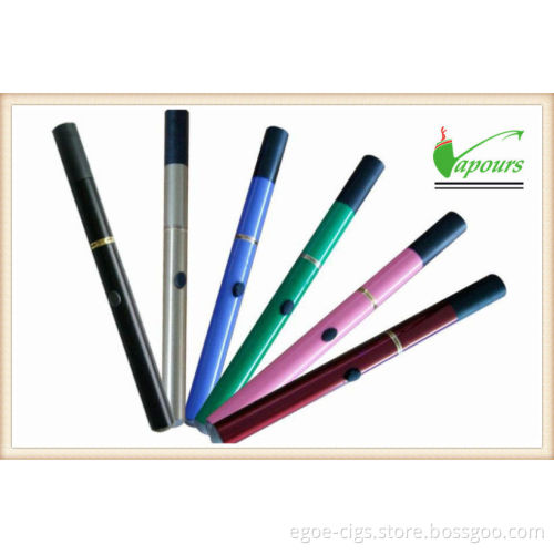 Womens 138mm Blue Dry Herb E-cig Vaporizer , 510 S Kit 600 Puffs 280mah